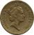 obverse of 1 Pound - Elizabeth II - Northern Irish Flax - 3'rd Portrait (1986 - 1991) coin with KM# 946 from United Kingdom. Inscription: ELIZABETH II D · G · REG · F · D · 1991 RDM