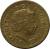 obverse of 1 Pound - Elizabeth II - Three Lions - 4'th Portrait (2002) coin with KM# 1030 from United Kingdom. Inscription: ELIZABETH · II · D · G REG · F · D · 2002 IRB