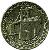 reverse of 1 Pound - Elizabeth II - Menai Bridge - 4'th Portrait (2005) coin with KM# 1051 from United Kingdom. Inscription: ONE POUND