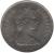 obverse of 25 New Pence - Elizabeth II - Charles - 2'nd Portrait (1981) coin with KM# 925 from United Kingdom. Inscription: D · G · REG · F · D · ELIZABETH II