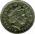 obverse of 1 Pound - Elizabeth II - Royal Arms - 4'th Portrait (1998 - 2008) coin with KM# 993 from United Kingdom. Inscription: ELIZABETH · II · D · G REG · F · D · 2003 IRB