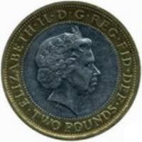 United Kingdom coin 2 Pounds - Elizabeth II - Abolition of Slave Trade - 4'th Portrait (2007) obverse obverse of 2 Pounds - Elizabeth II - Abolition of Slave Trade - 4'th Portrait (2007) coin with KM# 1075 from United Kingdom. Inscription: ELIZABETH · II · D · G · REG · FID · DEF · TWO POUNDS · IRB