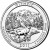 reverse of 1/4 Dollar - Olympic National Park, Washington - Washington Quarter (2011) coin with KM# 496 from United States. Inscription: OLYMPIC WASHINGTON E PLURIBUS UNUM 2011