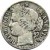 obverse of 1 Franc (1871 - 1895) coin with KM# 822 from France. Inscription: REPUBLIQUE * FRANÇAISE. E.A.OUDINÉ.F.