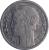 obverse of 1 Franc - Heavier (1941) coin with KM# 885a from France. Inscription: REPUBLIQUE FRANÇAISE MORLON