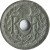 obverse of 10 Centimes (1944 - 1946) coin with KM# 906 from France. Inscription: RF EM LINDAUER