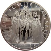 France coin 10 Euro - Hercules (2012 - 2013) obverse obverse of 10 Euro - Hercules (2012 - 2013) coin with KM# 2073 from France. Inscription: LIBERTÉ ÉGALITÉ FRATERNITÉ 2012