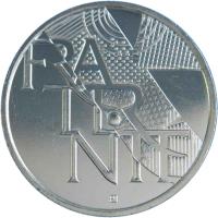 obverse of 5 Euro - Fraternité (2013) coin with KM# 1760 from France. Inscription: FRATERNITÉ