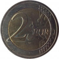 Greece coin 2 Euro - Marathon (2010) reverse reverse of 2 Euro - Marathon (2010) coin with KM# 236 from Greece. Inscription: 2 EURO LL