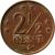 reverse of 2 1/2 Cents - Juliana (1970 - 1978) coin with KM# 9 from Netherlands Antilles. Inscription: 2 1/2 CENT