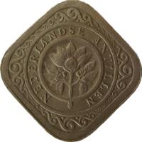 Netherlands Antilles coin 5 Cents - Juliana (1957 - 1970) obverse obverse of 5 Cents - Juliana (1957 - 1970) coin with KM# 6 from Netherlands Antilles. Inscription: NEDERLANDSE ANTILLEN