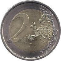 Portugal coin 2 Euro - Lusophony Games (2009) reverse reverse of 2 Euro - Lusophony Games (2009) coin with KM# 786 from Portugal. Inscription: 2 EURO LL