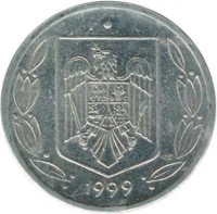 Romania coin 500 Lei (1998 - 2006) obverse obverse of 500 Lei (1998 - 2006) coin with KM# 145 from Romania. Inscription: 1999