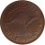 reverse of 1/2 Penny - Elizabeth II - With F:D:; 1'st Portrait (1959 - 1964) coin with KM# 61 from Australia. Inscription: AUSTRALIA KG 1964 HALF PENNY *