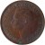 obverse of 1/2 Penny - George VI - With IND:IMP (1939 - 1948) coin with KM# 41 from Australia. Inscription: GEORGIVS VI D:G:BR:OMN:REX F:D:IND:IMP.