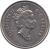 obverse of 10 Cents - Elizabeth II - Confederation - 3'rd Portrait (1992) coin with KM# 206 from Canada. Inscription: ELIZABETH II D · G · REGINA