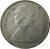 obverse of 10 Cents - Elizabeth II - 2'nd Portrait (1968 - 1969) coin with KM# 72 from Canada. Inscription: ELIZABETH II D · G · REGINA