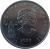 obverse of 25 Cents - Elizabeth II - Ice hockey (2007) coin with KM# 683 from Canada. Inscription: CANADA · ELIZABETH II 2007