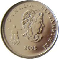 Canada coin 25 Cents - Elizabeth II - Biathlon (2007) obverse obverse of 25 Cents - Elizabeth II - Biathlon (2007) coin with KM# 685 from Canada. Inscription: CANADA · ELIZABETH II 2007