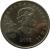 obverse of 25 Cents - Elizabeth II - Snowboarding (2008) coin with KM# 768 from Canada. Inscription: CANADA · ELIZABETH II 2008