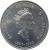obverse of 25 Cents - Elizabeth II - Alberta (1992) coin with KM# 221 from Canada. Inscription: ELIZABETH II D · G · REGINA CANADA 1867-1992