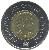obverse of 2 Dollars - Elizabeth II - War of 1812: HMS Shannon (2012) coin with KM# 1258 from Canada. Inscription: ELIZABETH II 2012 CANADA 2 DOLLARS