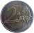 reverse of 2 Euro - 10 Years of EMU (2009) coin with KM# 89 from Cyprus. Inscription: 2 EURO LL