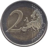 reverse of 2 Euro - 200th Anniversary to Finnish Autonomy (2009) coin with KM# 149 from Finland. Inscription: 2 EURO LL