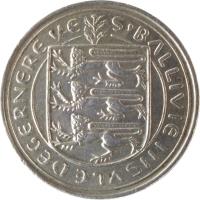 obverse of 10 Pence - Elizabeth II (1977 - 1984) coin with KM# 30 from Guernsey. Inscription: S'BALLIVIE INSVLE DE GERNERE VE