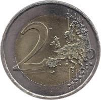 Luxembourg coin 2 Euro - Henri I - Treaty of Rome (2007) reverse reverse of 2 Euro - Henri I - Treaty of Rome (2007) coin with KM# 94 from Luxembourg. Inscription: 2 EURO LL