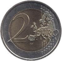 Luxembourg coin 2 Euro - Henri I - Duke Henri (2010) reverse reverse of 2 Euro - Henri I - Duke Henri (2010) coin with KM# 115 from Luxembourg. Inscription: 2 EURO LL