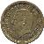 obverse of 2 Francs - Louis II (1945) coin with KM# 121a from Monaco. Inscription: LOUIS II PRINCE DE MONACO L. MAUBERT