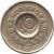 reverse of 10 Kroner - Olav V (1983 - 1991) coin with KM# 427 from Norway. Inscription: 10 KR 19 83