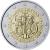 obverse of 2 Euro - Constantine and Methodius (2013) coin with KM# 128 from Slovakia. Inscription: KONŠTANTÍN METOD rrh MK · SLOVENSKO · 863 · 2013 ·