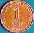 reverse of 1 Cent - Elizabeth II (1966 - 1973) coin with KM# 1 from Trinidad and Tobago. Inscription: TRINIDAD AND TOBAGO 1 CENT . 1973 .