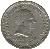 obverse of 2 Centésimos (1953) coin with KM# 33 from Uruguay. Inscription: REPUBLICA ORIENTAL DEL URUGUAY ARTIGAS 1953