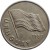 obverse of 5 Nuevos Pesos (1980 - 1981) coin with KM# 75 from Uruguay. Inscription: URUGUAY 1980 So