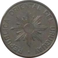 Uruguay coin 5 Nuevos Pesos (1989) obverse obverse of 5 Nuevos Pesos (1989) coin with KM# 92 from Uruguay. Inscription: REPUBLICA ORIENTAL DEL URUGUAY ·