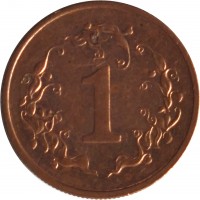 Zimbabwe coin 1 Cent (1989 - 1999) reverse reverse of 1 Cent (1989 - 1999) coin with KM# 1a from Zimbabwe. Inscription: 1