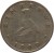 obverse of 50 Cents (1980 - 1997) coin with KM# 5 from Zimbabwe. Inscription: ZIMBABWE 1980