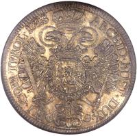 Austria coin 1 Speciestaler - Karl VI - Hall mint (1724 - 1734) reverse reverse of 1 Speciestaler - Karl VI - Hall mint (1724 - 1734) coin with KM# 1617 from Austria.