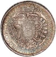 Austria coin 1 Speciestaler - Karl VI - Vienna mint (1712 - 1718) reverse reverse of 1 Speciestaler - Karl VI - Vienna mint (1712 - 1718) coin with KM# 1522 from Austria.