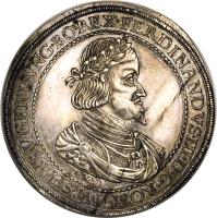 obverse of 2 Speciestaler - Ferdinand III - Graz mint (1639 - 1641) coin with KM# 876 from Austria.