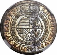 reverse of 1/10 Thaler - Leopold I - Hall mint (1667) coin with KM# 1248 from Austria.