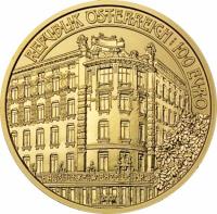 Austria coin 100 Euro - Linke Wienzeile Nr.38 (2007) reverse reverse of 100 Euro - Linke Wienzeile Nr.38 (2007) coin with KM# 3155 from Austria. Inscription: R.E.P.U.B.L.I.K Ö.S.T.E.R.R.E.I.C.H HAUS LINKE WIENZEILE NR.38 2007