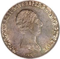 obverse of 1 Konventionstaler - Wilhelm (1805) coin with KM# 5 from Austrian States. Inscription: WILHELMVS S R I PR AVERSPERG DVX DE GOTSCHEE