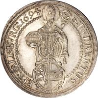 reverse of 1 Speciestaler - Johann Ernst (1687 - 1709) coin with KM# 254 from Austrian States.