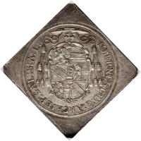 Austrian States coin 1/6 Thaler - Johann Ernst (1687 - 1688) obverse obverse of 1/6 Thaler - Johann Ernst (1687 - 1688) coin with KM# 251 from Austrian States. Inscription: IO: ERNEST 9D:G: ARCHIEP: SAL:S:A:L: