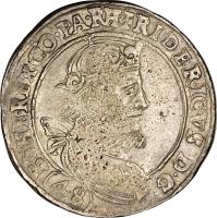 obverse of 48 Kreuzer - Friedrich - Kuttenberg mint (1620 - 1621) coin with KM# 254 from Bohemia.