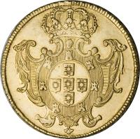 reverse of 12800 Réis - João V (1731 - 1733) coin with KM# 148 from Brazil.